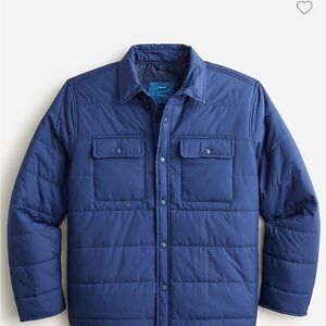 J.Crew / Crewcuts Boys Blue Puffer Shirt Jacket